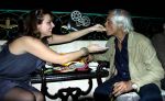 sharika shamra & sudhir mishra at a surprise birthday party for Sudhir Mishra by Rahul Bhat in Mumbai on 22nd Jan 2014